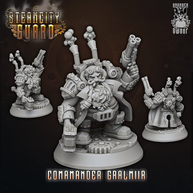 Steam City Guard Part 1 Miniatures (Full Set) | Fantasy Miniature | Drunken Dwarf TabletopXtra