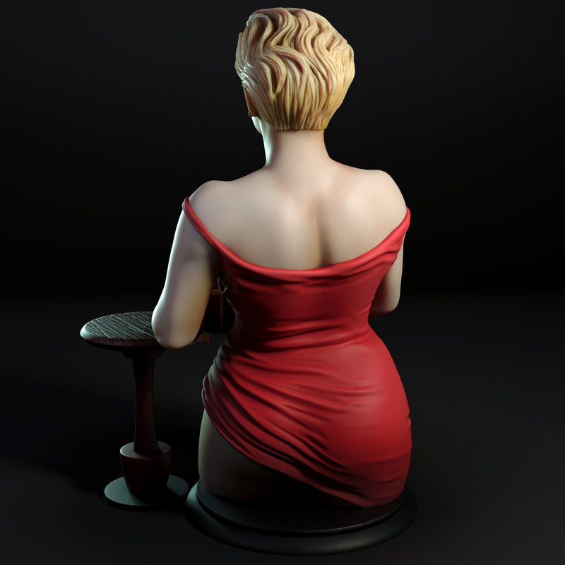 Stefania | Pin-Up Statue Fan Art Miniature Unpainted | Torrida Minis