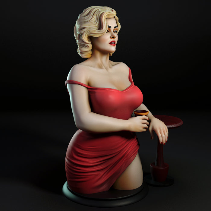 Stefania | Pin-Up Statue Fan Art Miniature Unpainted | Torrida Minis
