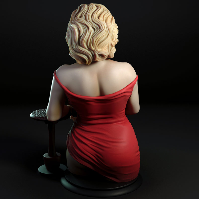 Stefania | Pin-Up Statue Fan Art Miniature Unpainted | Torrida Minis