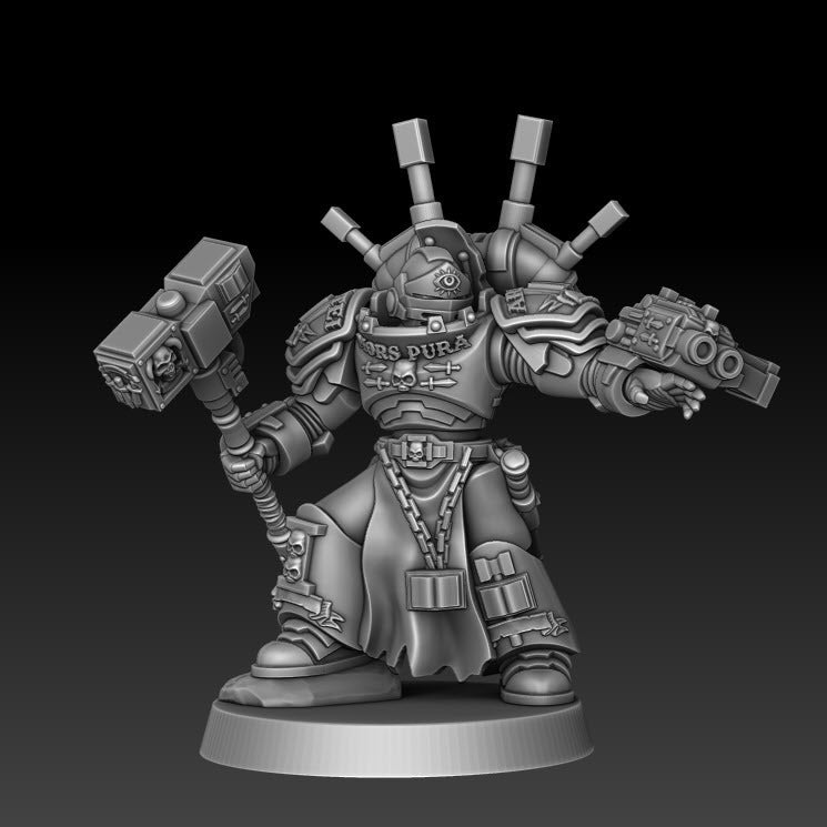 Nemestrike Force Squad | Silver Wardens | Sci-Fi Miniature | DMG Minis