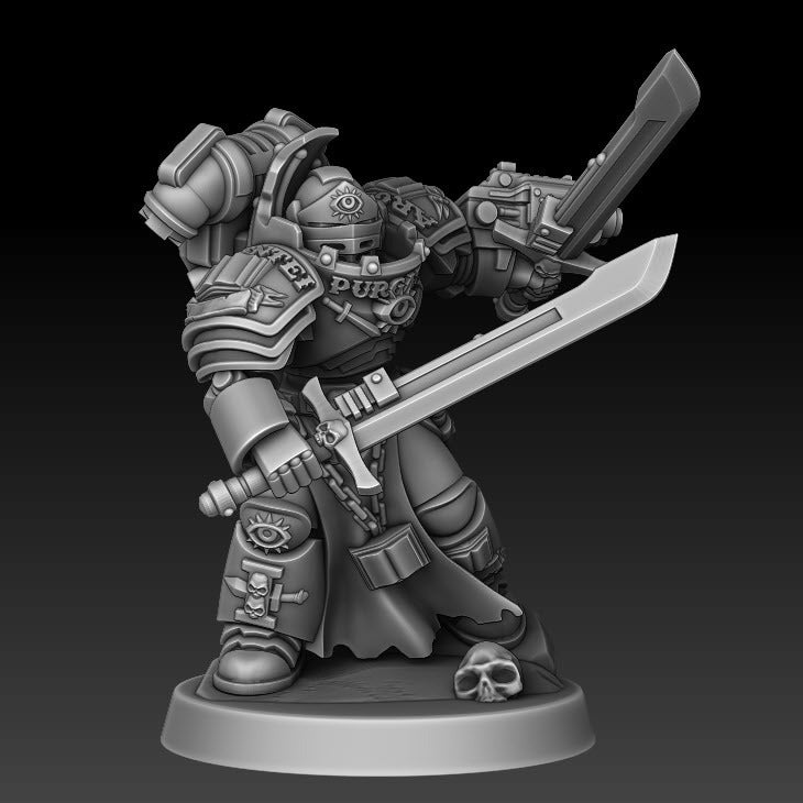 Nemestrike Force Squad | Silver Wardens | Sci-Fi Miniature | DMG Minis