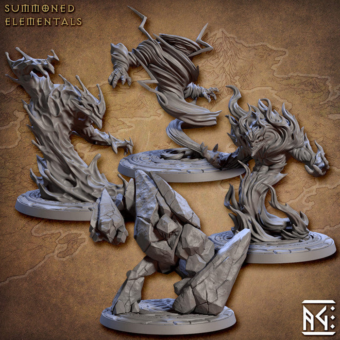 Summoned Elemental Miniatures | Arcanist Guild | Fantasy D&D Miniature | Artisan Guild TabletopXtra