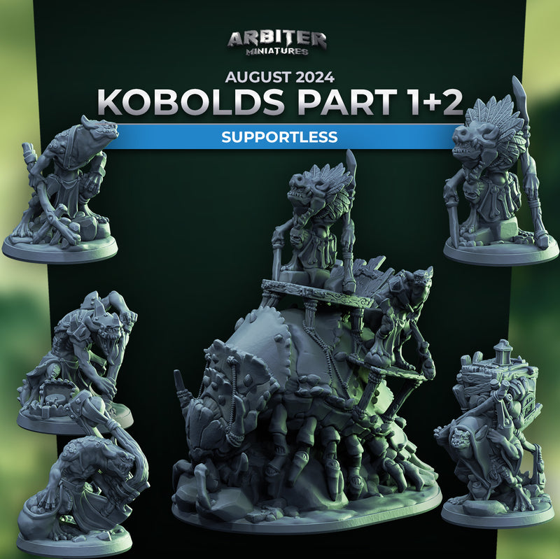Kobold Miniatures | Pose Pack B | Arbiter Miniatures