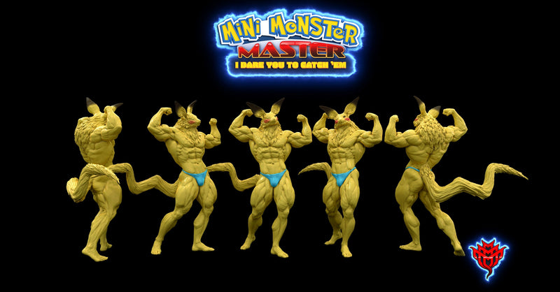 Swolechu | Mini Monster Master | Fantasy Miniature | Mini Monster Mayhem TabletopXtra