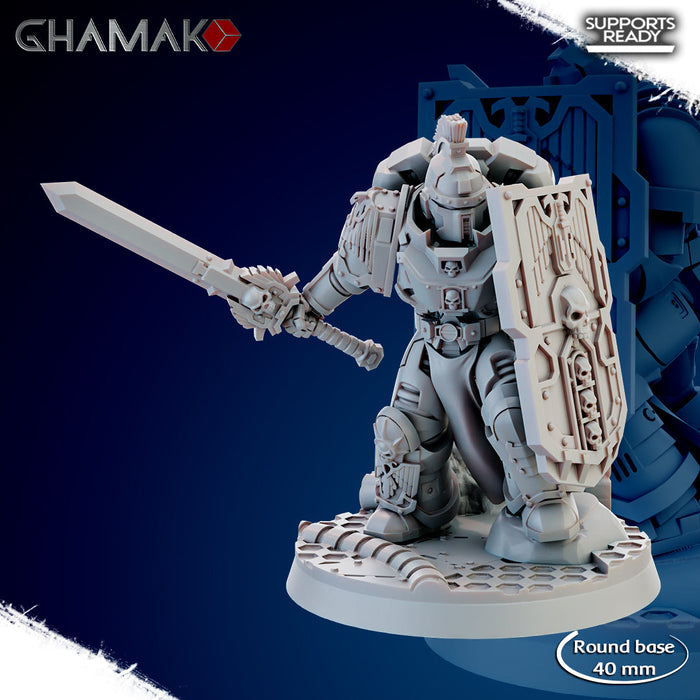 Sword Brother B | Brotherhood | Fantasy Miniature | Ghamak TabletopXtra