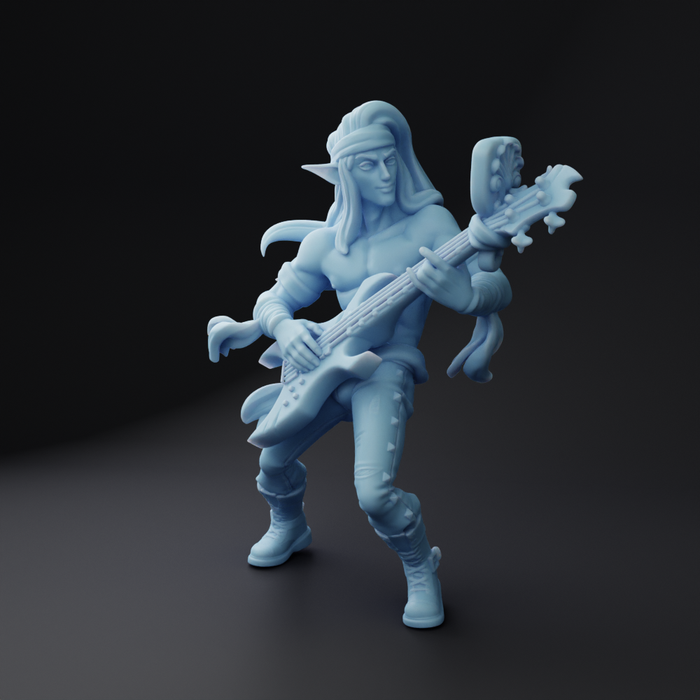 Bard Guitarist Syiva | Bardic Beatdown | Twin Goddess Miniatures