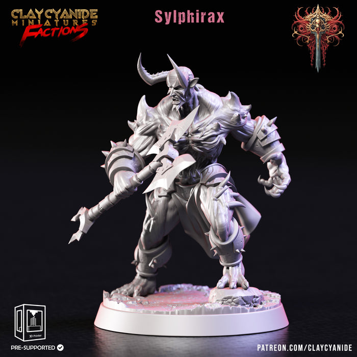 Sylphirax | Dreadblood Maulers | Fantasy Miniature | Clay Cyanide