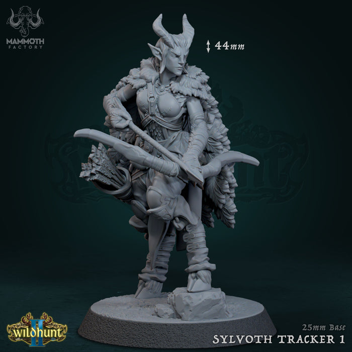 Sylvoth Satyr Tracker Miniatures | Wild Hunt II | Fantasy Tabletop Miniature | Mammoth Factory