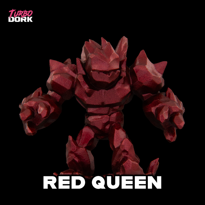 Turbo Dork: Red Queen Metallic Acrylic Paint 22ml