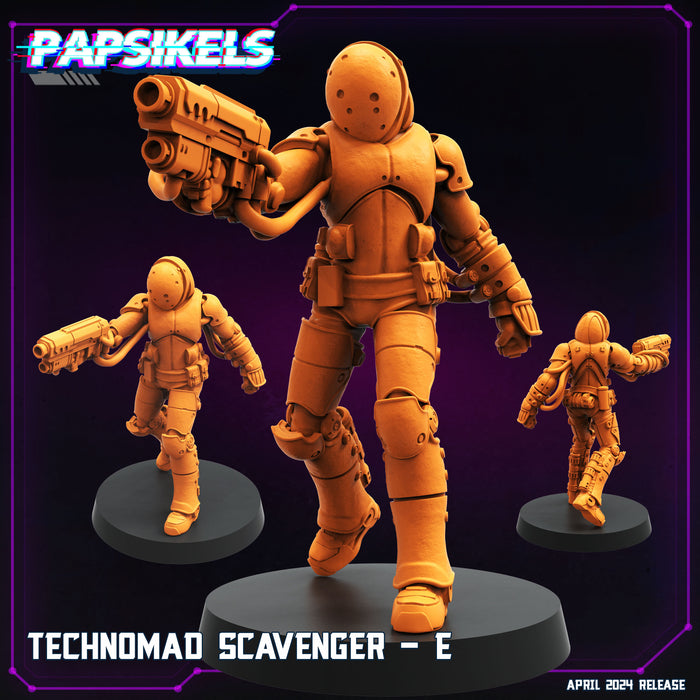 Technomad Scavenger E | Cyberpunk | Sci-Fi Miniature | Papsikels