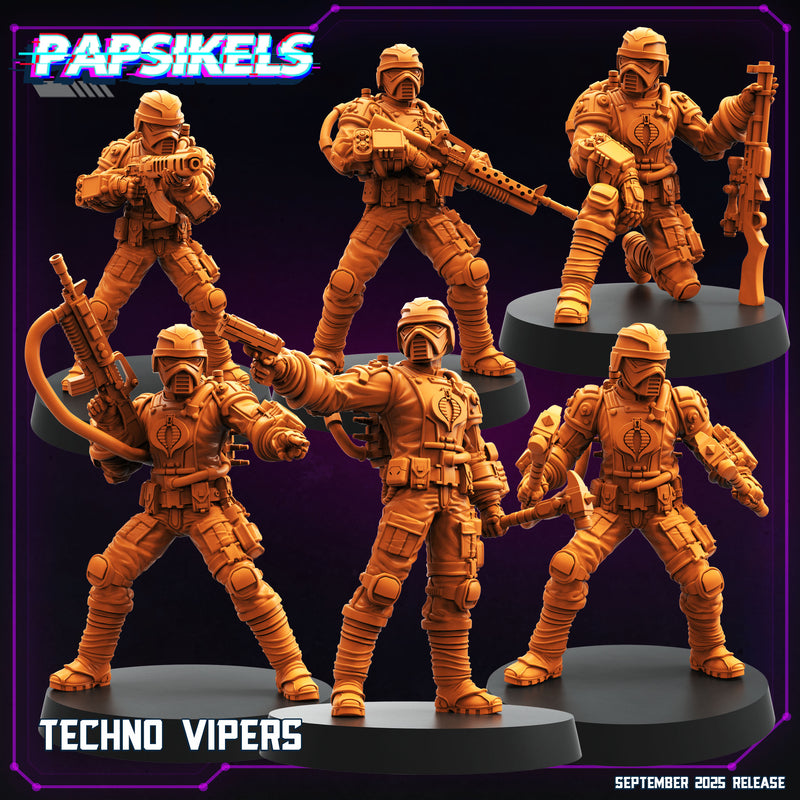 Techno Viper Miniatures | Cyberpunk | Papsikels