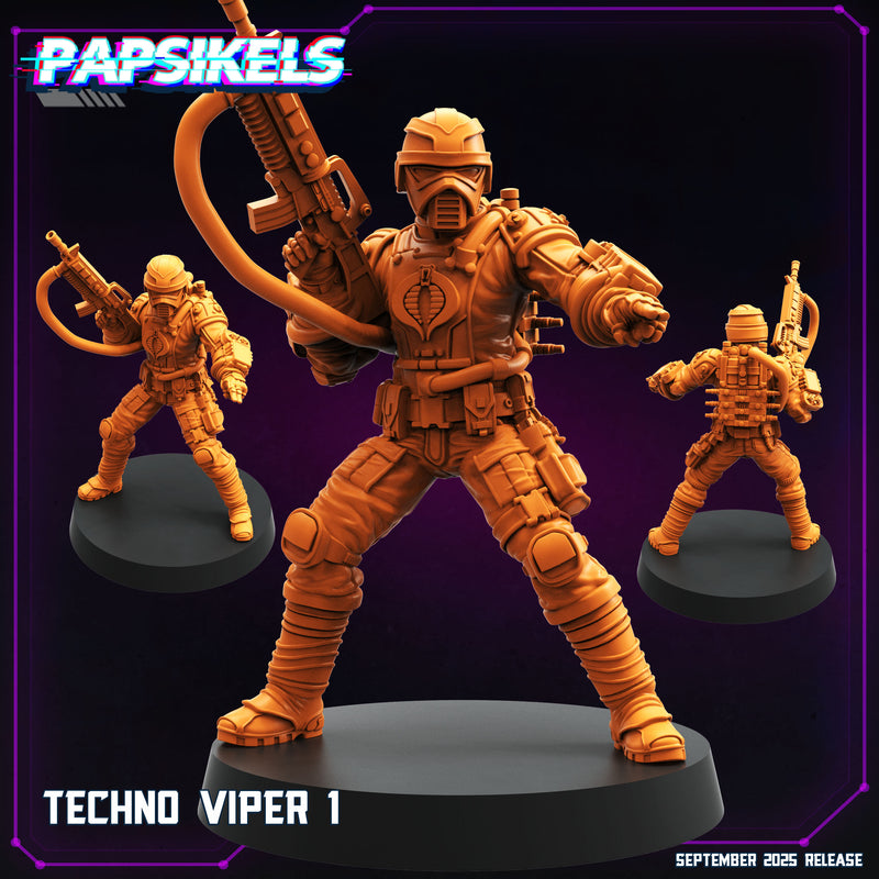 Techno Viper Miniatures | Cyberpunk | Papsikels