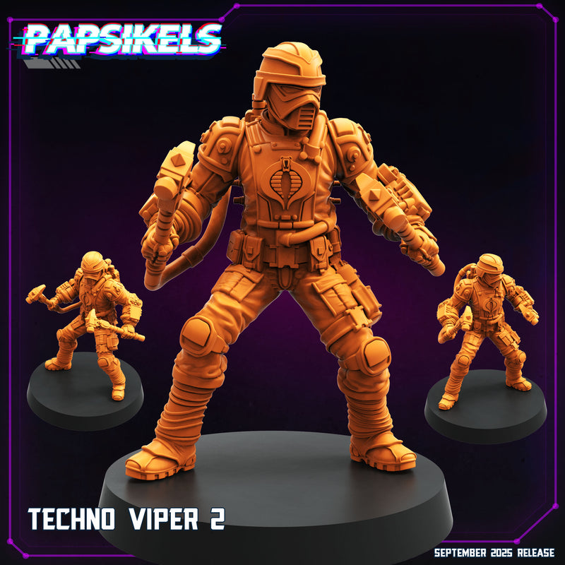 Techno Viper Miniatures | Cyberpunk | Papsikels