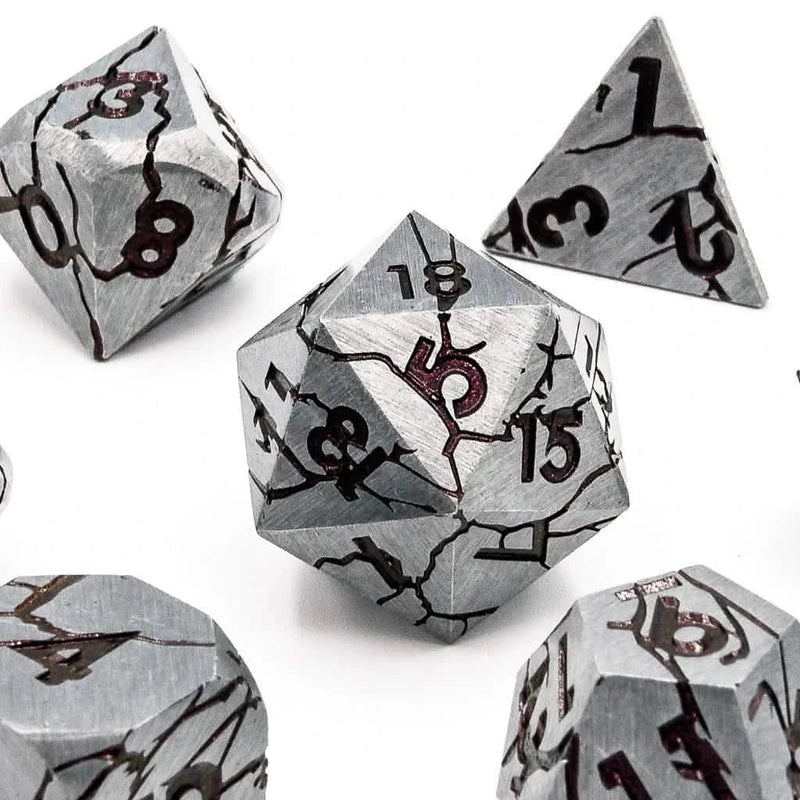 Ancient Arcane | Solid Metal Dice | 7 Piece Set