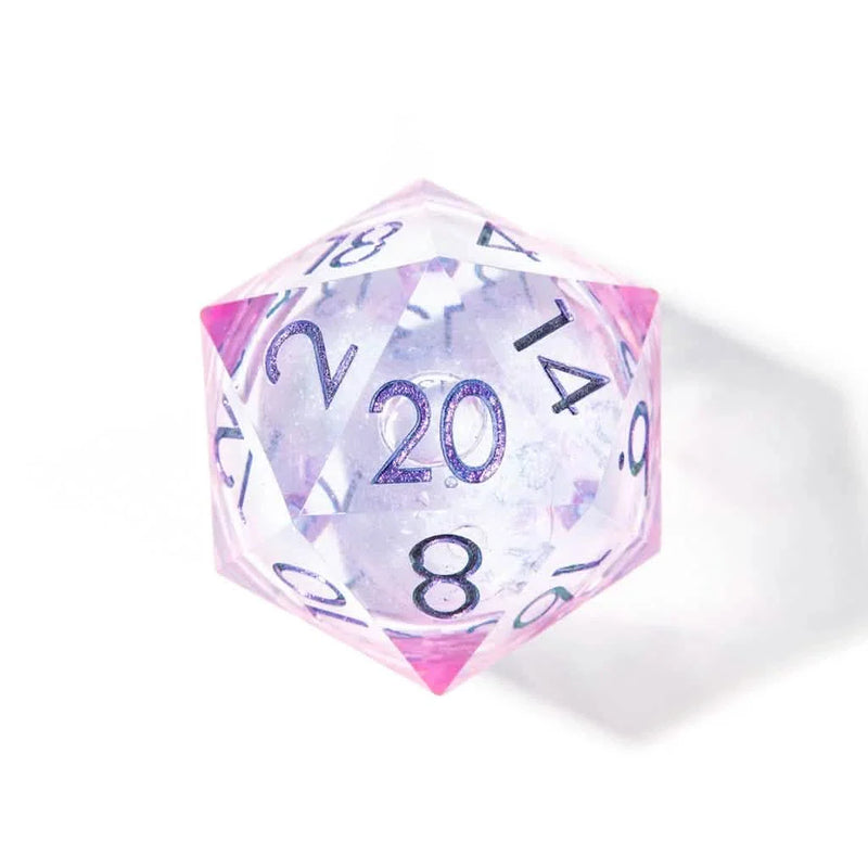Seelie Fae | 50mm D20 | Oversized Liquid Core Dice | Single Dice