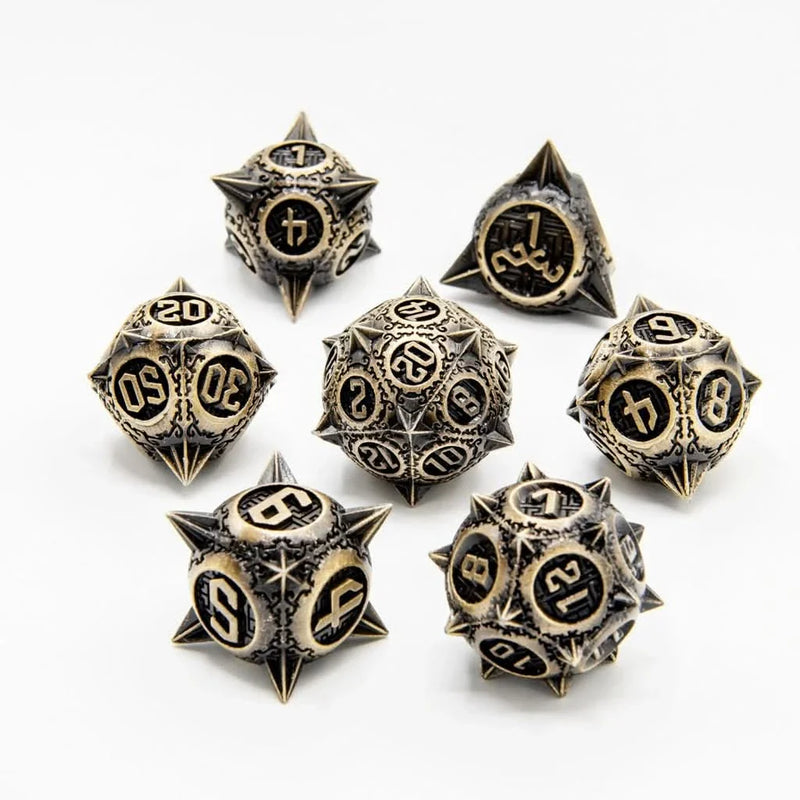 Ancient Mace | Solid Metal | 7 Piece Set