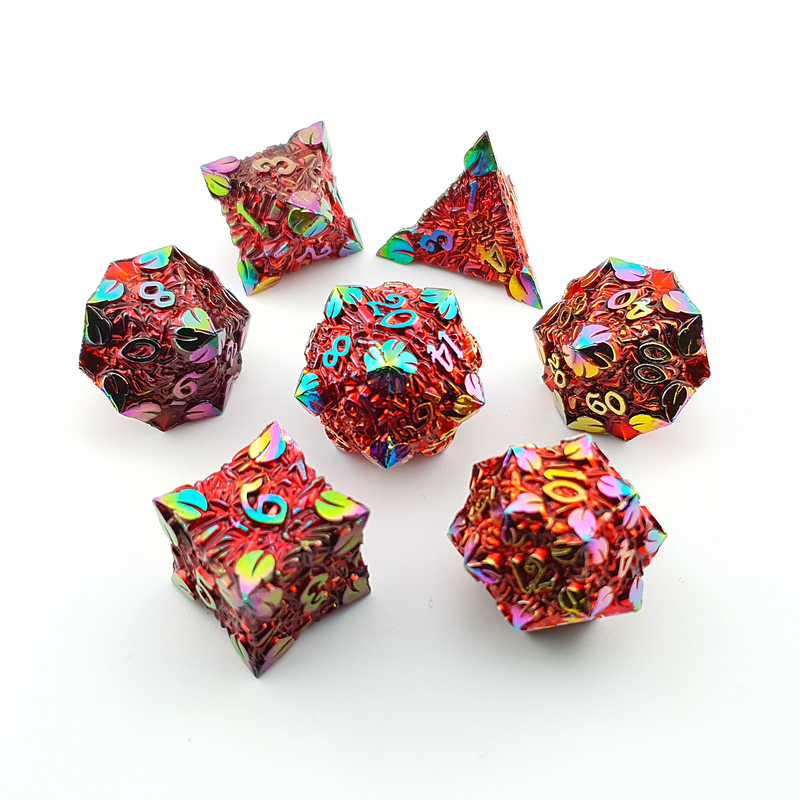 Arcane Arbor | Solid Metal Dice | 7 Piece Set