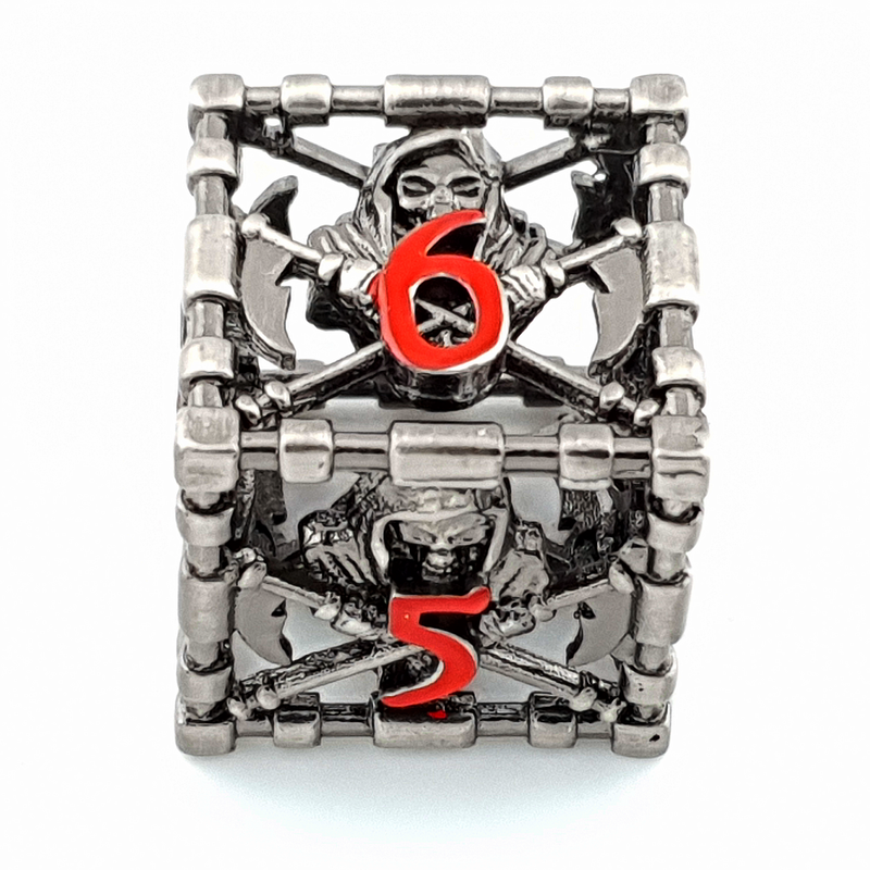 Death's Whisper | Metal Dice | 7 Piece Set