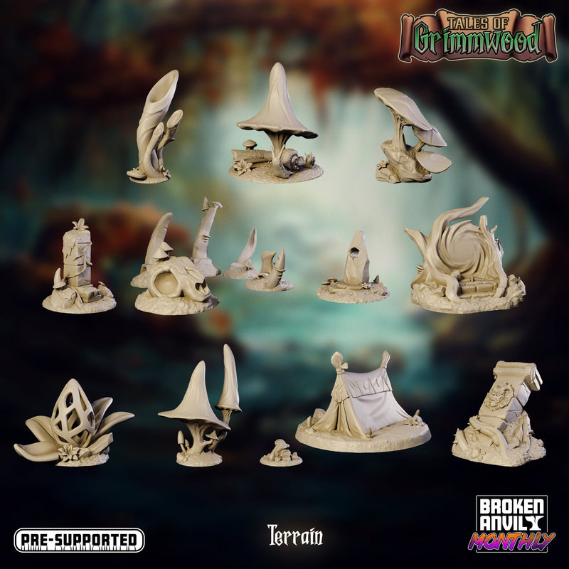Tales of Grimwood Terrain Miniatures | Tales of Grimmwood | Tabletop RPG Miniature TabletopXtra