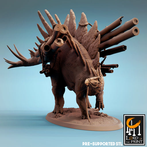 Tamed Stegosaurus B | Dinotopia Part 2 | Fantasy Miniature | Rescale Miniatures TabletopXtra