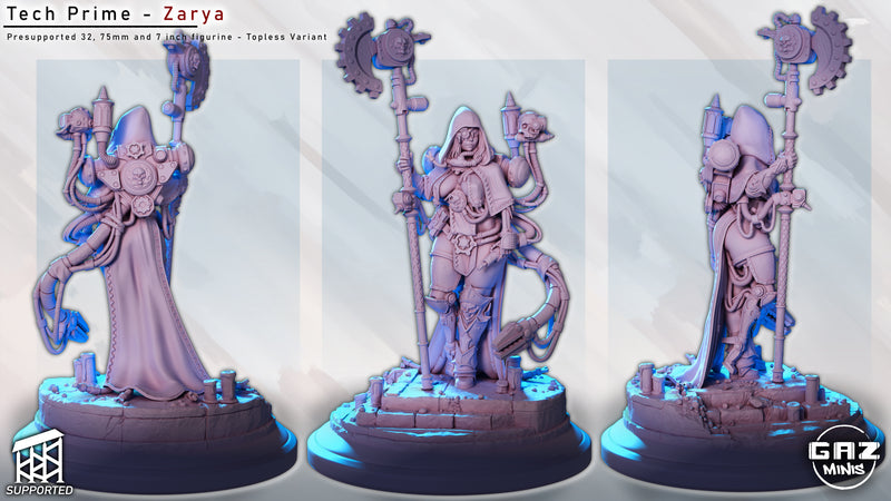 Tech Prime Zarya | Fantasy Pin-Up | Gaz Minis