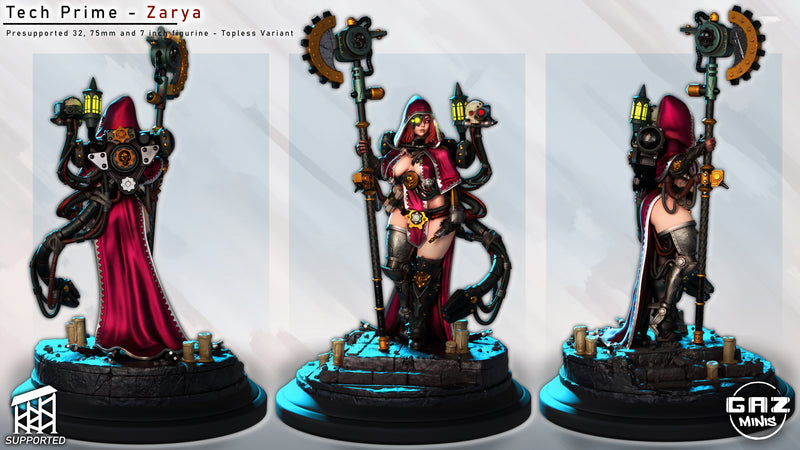 Tech Prime Zarya | Fantasy Pin-Up | Gaz Minis