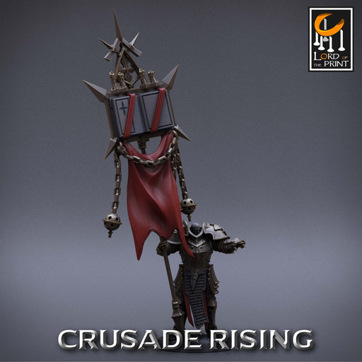 Templar Banner | Crusade Rising | Fantasy Miniature | Rescale Miniatures TabletopXtra