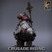 Templar Bear Rider w/ Lance B  | Crusade Rising | Fantasy Miniature | Rescale Miniatures TabletopXtra