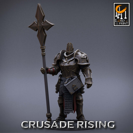 Templar Chief w/Lance | Crusade Rising | Fantasy Miniature | Rescale Miniatures TabletopXtra