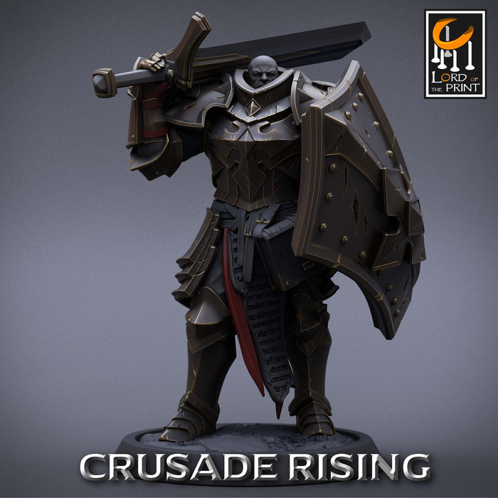 Templar Chief w/Sword | Crusade Rising | Fantasy Miniature | Rescale Miniatures TabletopXtra