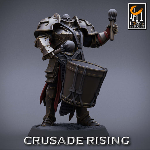 Templar Drummer | Crusade Rising | Fantasy Miniature | Rescale Miniatures TabletopXtra