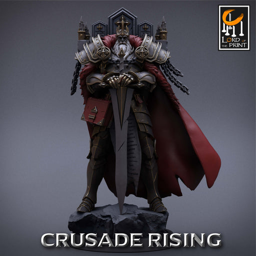 Templar King | Crusade Rising | Fantasy Miniature | Rescale Miniatures TabletopXtra