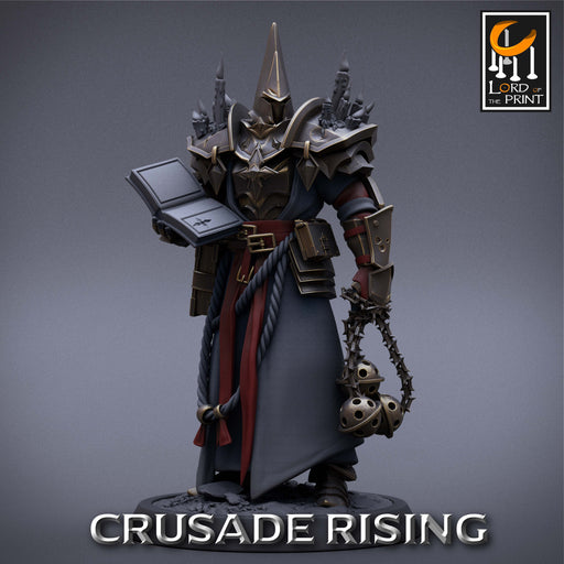 Templar Priest | Crusade Rising | Fantasy Miniature | Rescale Miniatures TabletopXtra