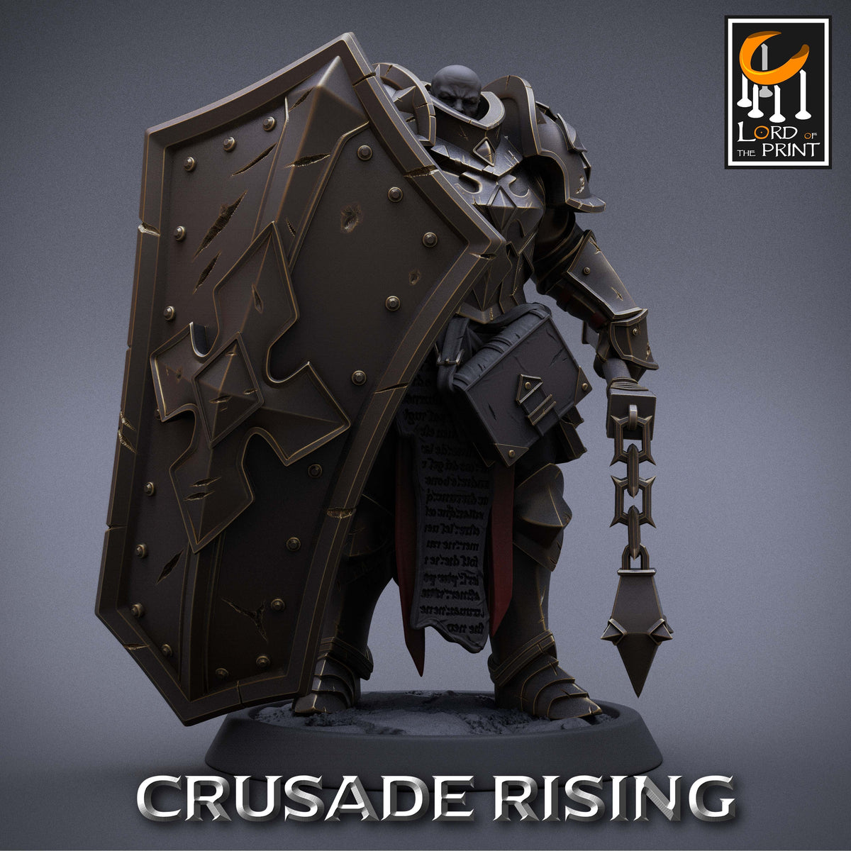 Templar w/Flail A | Crusade Rising | Fantasy Miniature | Rescale Minia ...