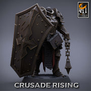 Templar w/ Flail Miniatures | Crusade Rising | Fantasy Miniature | Rescale Miniatures TabletopXtra