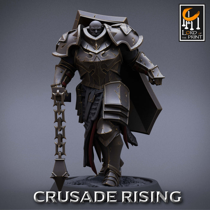 Templar w/ Flail Miniatures | Crusade Rising | Fantasy Miniature | Rescale Miniatures TabletopXtra