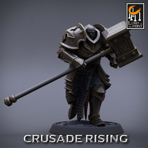Templar w/Hammer B | Crusade Rising | Fantasy Miniature | Rescale Miniatures TabletopXtra