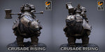 Templar w/ Hammer Bear Rider Miniatures | Crusade Rising | Fantasy Miniature | Rescale Miniatures TabletopXtra