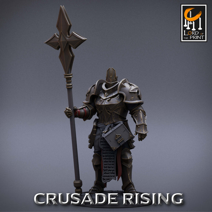 Templar w/ Lance Miniatures | Crusade Rising | Fantasy Miniature | Rescale Miniatures TabletopXtra