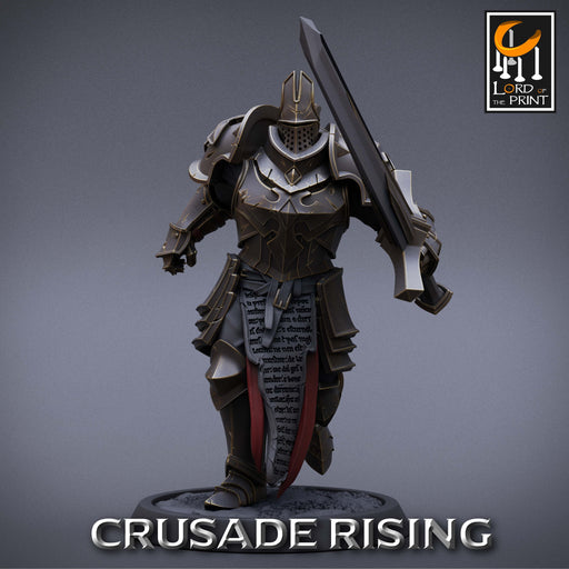 Templar w/Sword C | Crusade Rising | Fantasy Miniature | Rescale Miniatures TabletopXtra