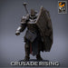 Templar w/ Sword Miniatures | Crusade Rising | Fantasy Miniature | Rescale Miniatures TabletopXtra