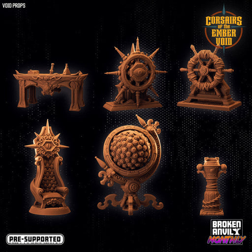 Terrain Miniatures | Corsairs of the Ember Void | Tabletop RPG Miniature TabletopXtra