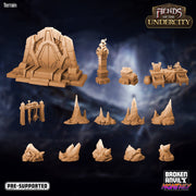 Terrain Miniatures | Fiends of the Undercity | Tabletop RPG Miniature TabletopXtra