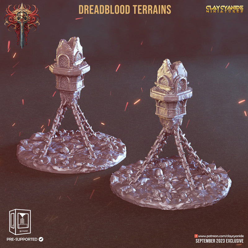 Dreadblood Terrains | Wrath of Chernobog | Fantasy Miniature | Clay Cyanide