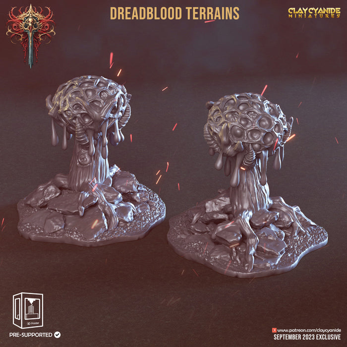 Dreadblood Terrains | Wrath of Chernobog | Fantasy Miniature | Clay Cyanide