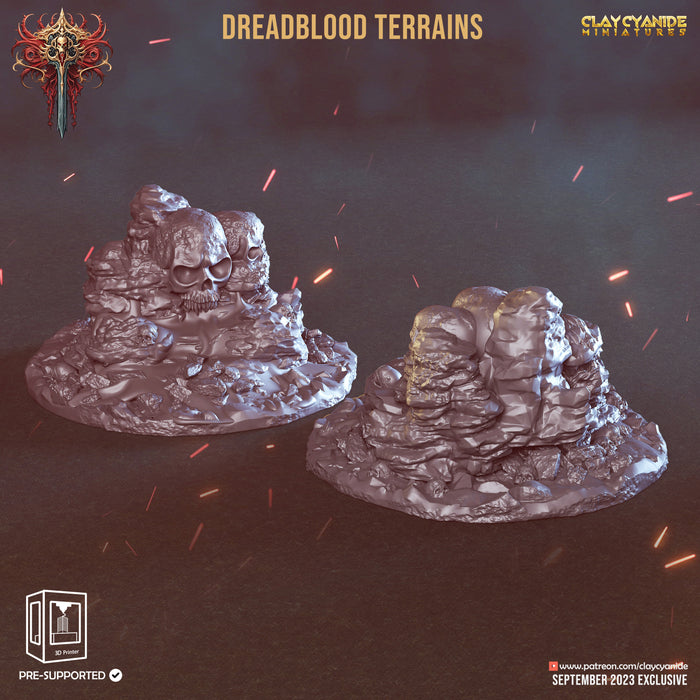 Dreadblood Terrains | Wrath of Chernobog | Fantasy Miniature | Clay Cyanide