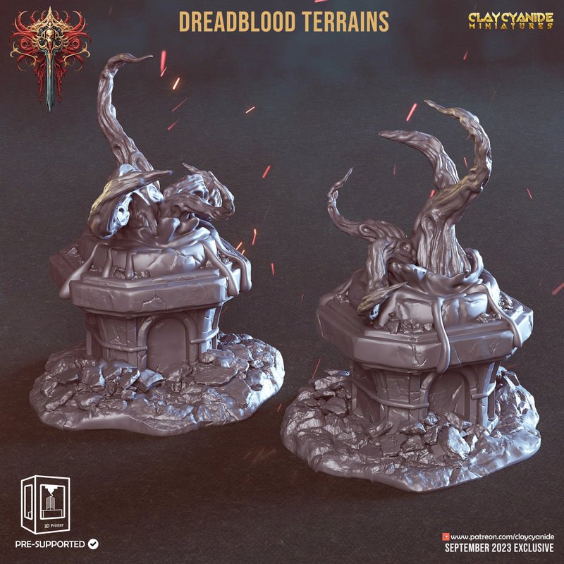Dreadblood Terrains | Wrath of Chernobog | Fantasy Miniature | Clay Cyanide