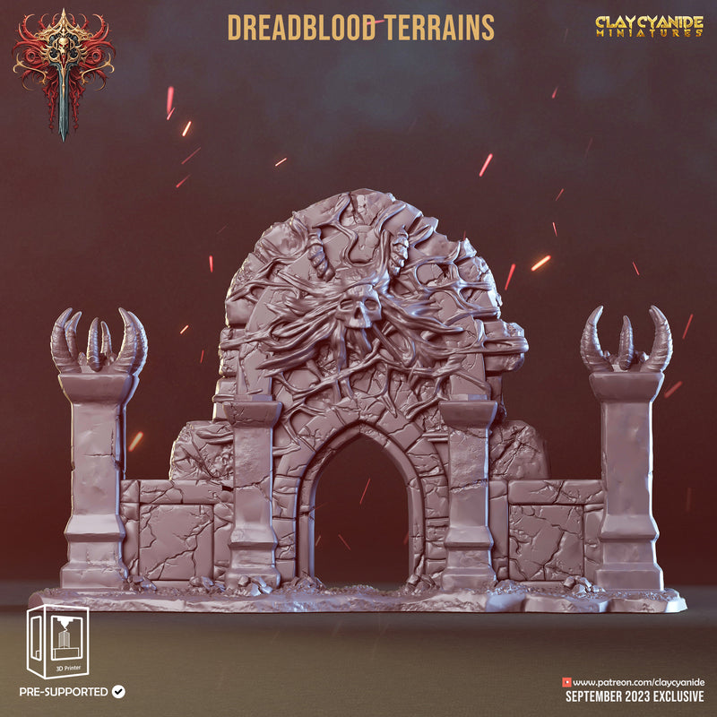 Dreadblood Terrains | Wrath of Chernobog | Fantasy Miniature | Clay Cyanide