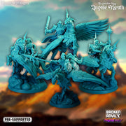 The Celestial War Angelic Wrath Miniatures (Full Set) | Tabletop RPG Miniature TabletopXtra